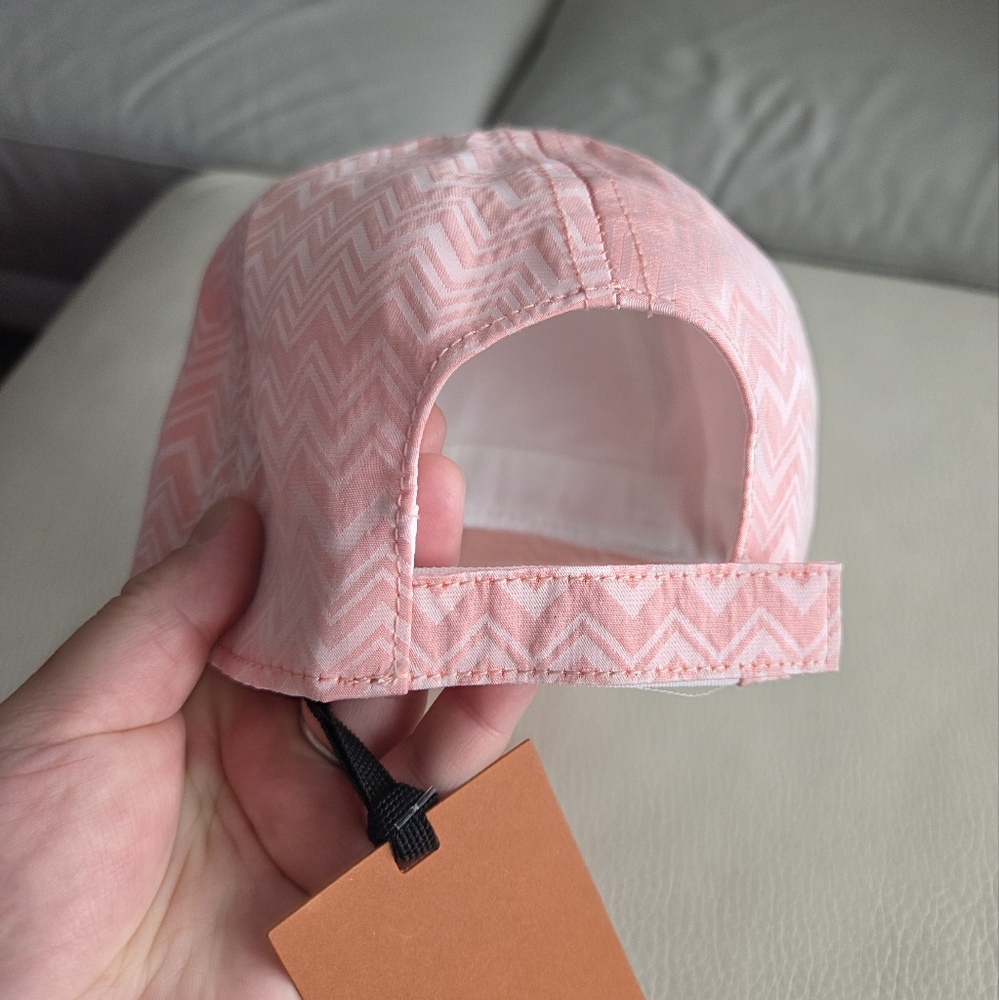 NWT - Missoni Adult Silk Blended Chevon Jacquard Baseball Cap - Picture 4 of 8